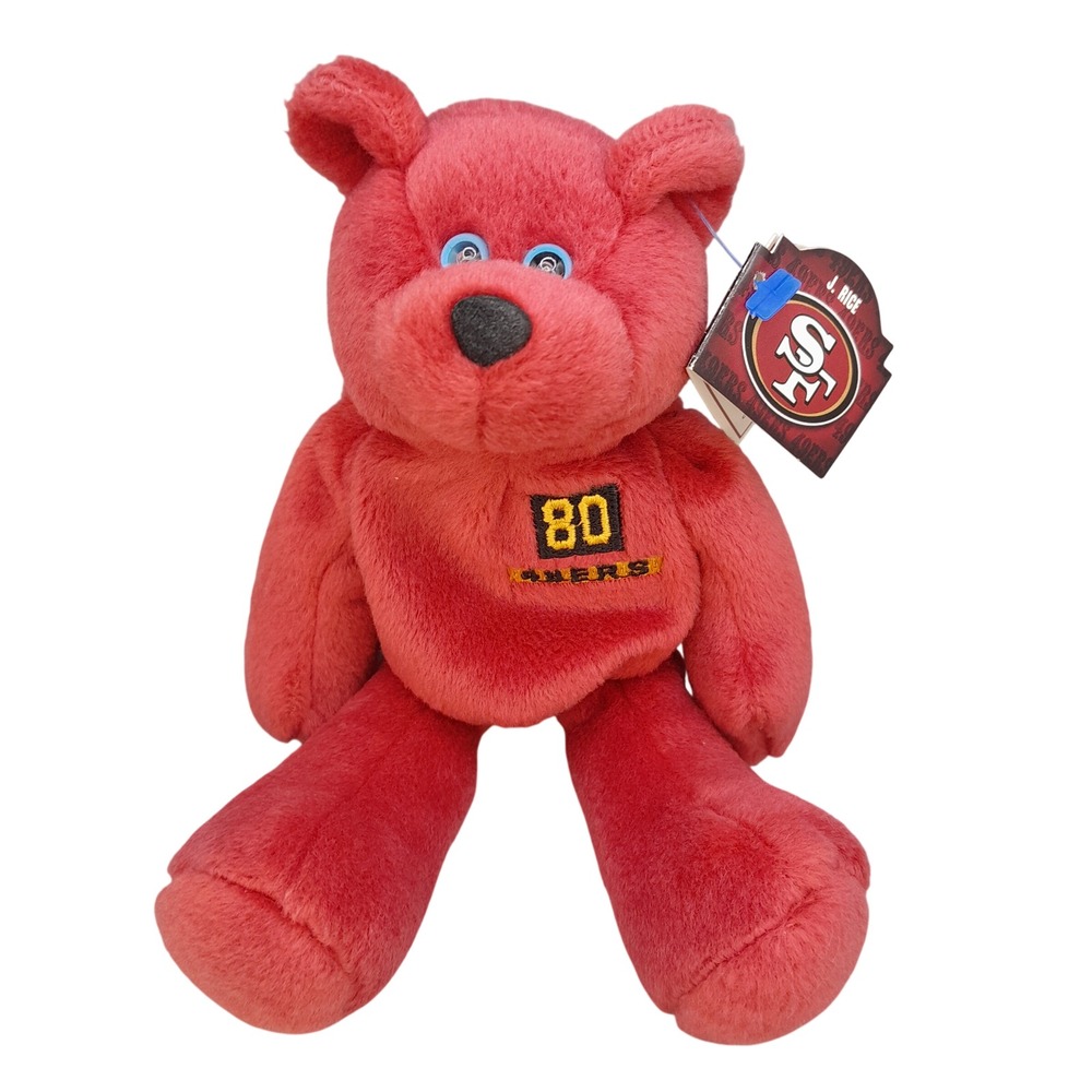 Limited Treasures Jerry Rice San Francisco 49ers Pro Bear 80 NFL Plush Red